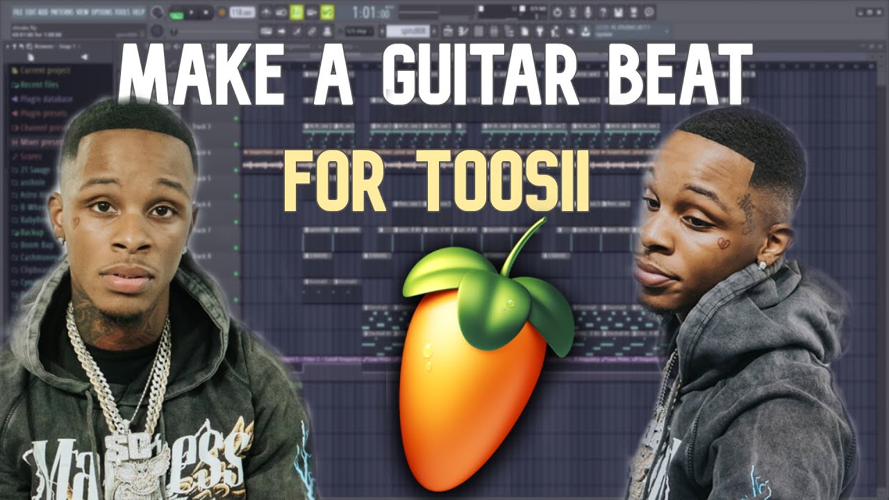 HOW TO MAKE A GUITAR BEAT FOR TOOSII | FL Studio Tutorial - YouTube