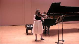 Hindemith Viola Sonata Op. 31 No. 4, mvt 1 | Molly Wise, viola