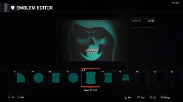 Black ops 3 Grim Reaper emblem tutorial.