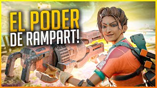 APEX LEGENDS: Me OBLIGAN a jugar RAMPART Y HAGO FLEXIONES! | Makina