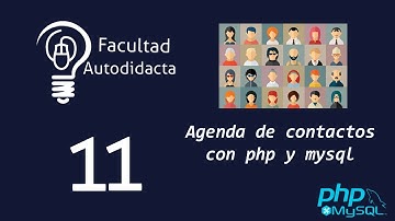 Agenda de contactos con php y mysql | Eliminar Categorías. Cap 11