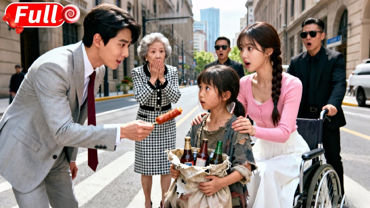 總裁隨手遞給拾荒女孩一根香腸，擡頭瞬間卻發現——她竟和自己一模一樣！總裁當場震驚，立刻豪砸千億掀翻全城尋找那一夜的女人！ #短劇 #爽劇 #甜劇 #愛情劇 #drama #总裁 #萌娃