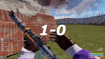 Rust 1v1 trashtalker (He leaves the server)