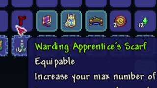 Apprentice's Scarf is an accessory that you can get from Dark Mage during Old One's Army for Summony