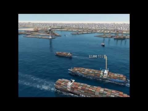 محطة اعادة التصدير بميناء جدة الإسلامي