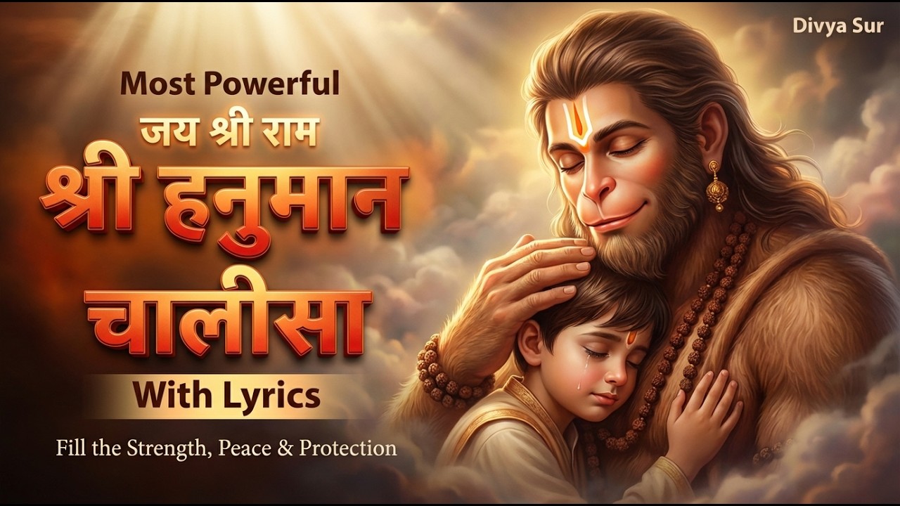 Nonstop🔱Shri Hanuman Chalisa | Powerful Chant for Strength, Peace & Protection🔱(Official Video)