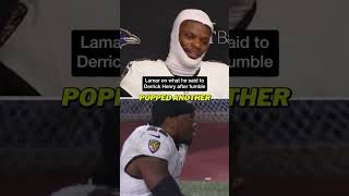 Lamar “isn’t gonna knock” Derrick Henry for this late 4th quarter fumble #shorts #nfl Profile