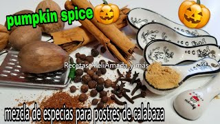 MEZCLA DE ESPECIAS PARA PREPARAR TODO TIPO DE POSTRES CON CALABAZA ...