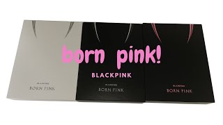 - UNBOXING - blackpink album born pink  فتح البوم بلاك بينك الجديد