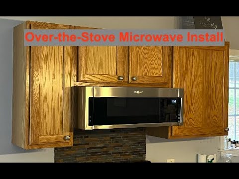 HOW TO VENT OUT A MICROWAVE. Easy Steps!!! 