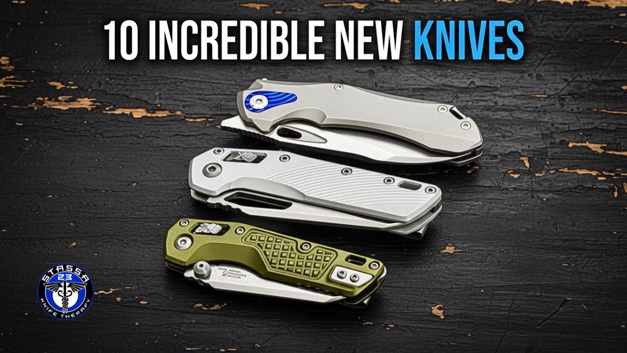 10 невероятных новых складных ножей на обзоре: какой из них ваш любимый?