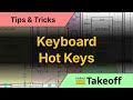 zzTakeoff Keyboard Hotkeys- Quick Tips and Tricks