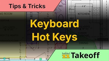 zzTakeoff Keyboard Hotkeys- Quick Tips and Tricks