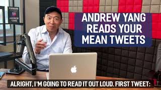 Andrew Yang reads your mean tweets