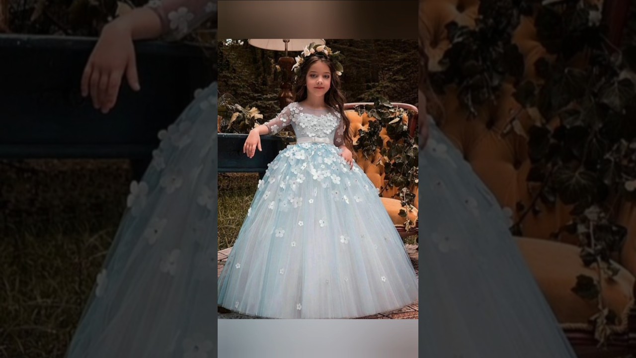 Kids flower girl dress 