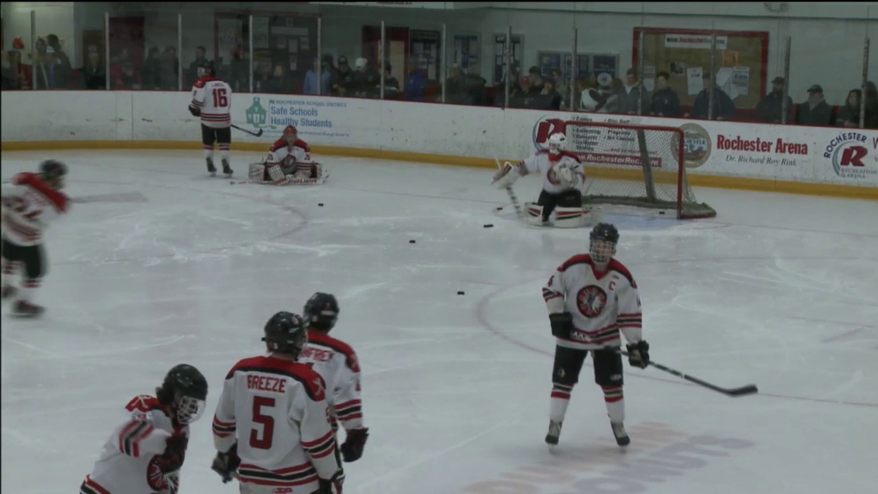 Coruway Live Ice Hockey Rochester NH Spaulding High School versus St. Thomas Aquinas High School