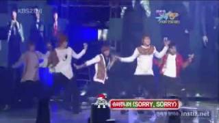 091225 Music Bank Christmas Special Stage MBLAQ 엠블랙 & BEAST 비스트