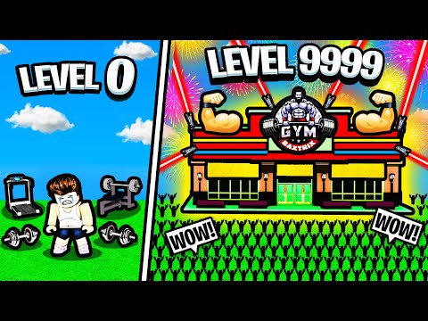 Video BUILDING MAX LEVEL GYM TYCOON in Roblox! - youtube