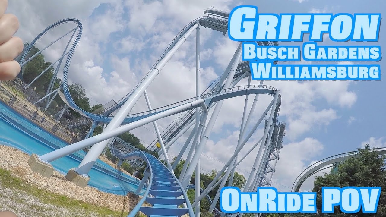 GRIFFON Dive Coaster - ONRIDE POV/Off Ride - Busch Gardens Williamsburg ...