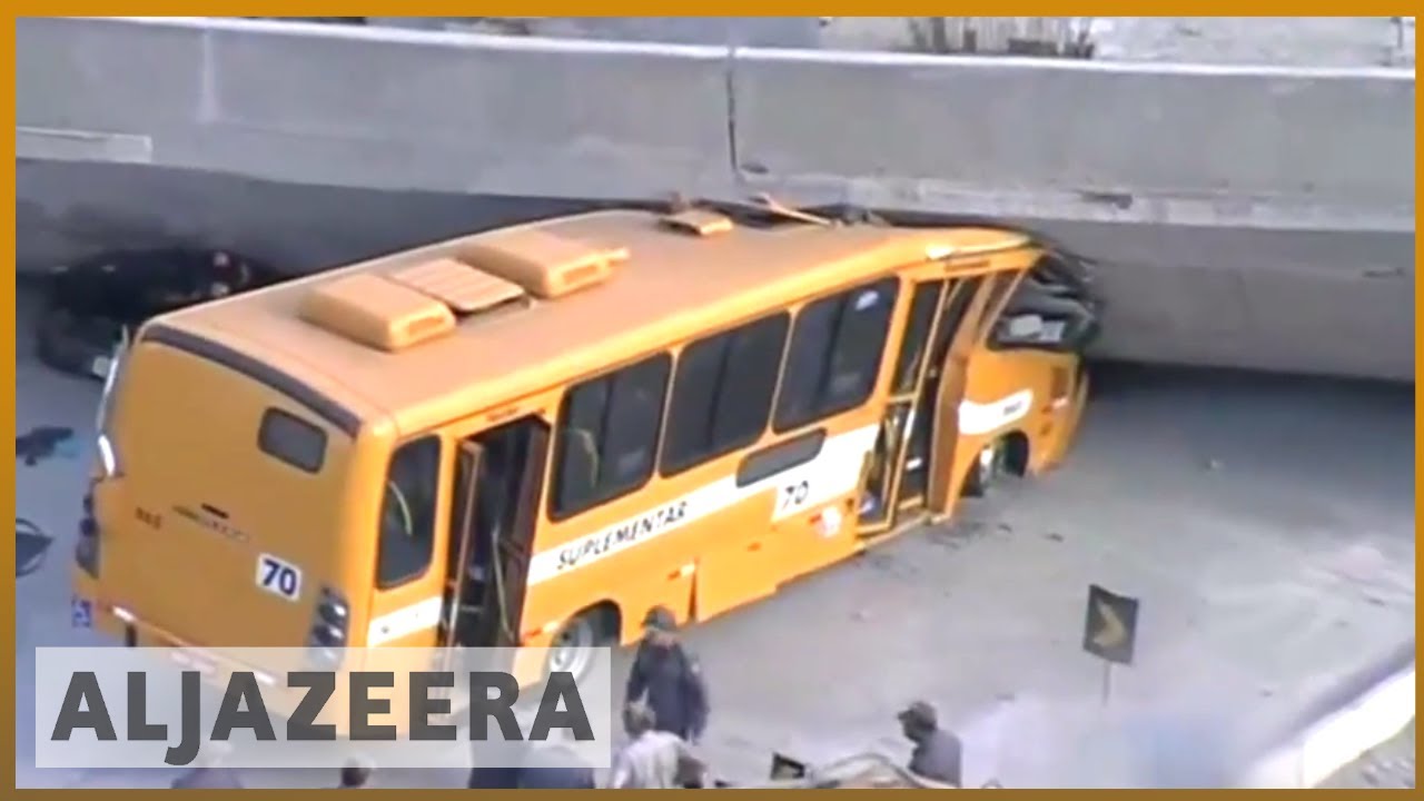 ضحايا جراء انهيار جسر علوي في مدينة برازيلية