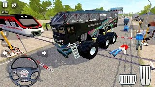 Monster Bus vs Bullet Train   Bus Simulator Indonesia   Android Gameplay screenshot 5