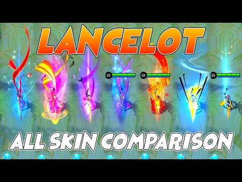 Lancelot All Skin MLBB Comparison 2022 Edition