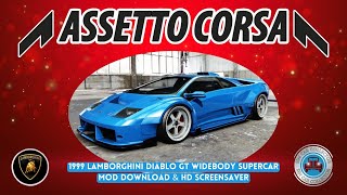 Lamborghini Diablo GT Widebody Supercar 1999 AC Car Mods FREE + Screensaver #assettocorsa #acmods screenshot 5