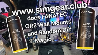 Fanatec QR2 Wall Mounts unboxing with www.simgear.club
