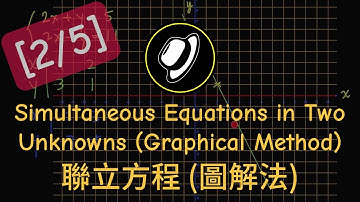 聯立方程 (圖解法) | Simultaneous Equations in Two Unknowns (Graphical Method)