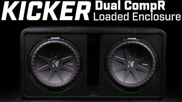 Kicker Dual CompR Subwoofer Ported Enclosure - New Model!