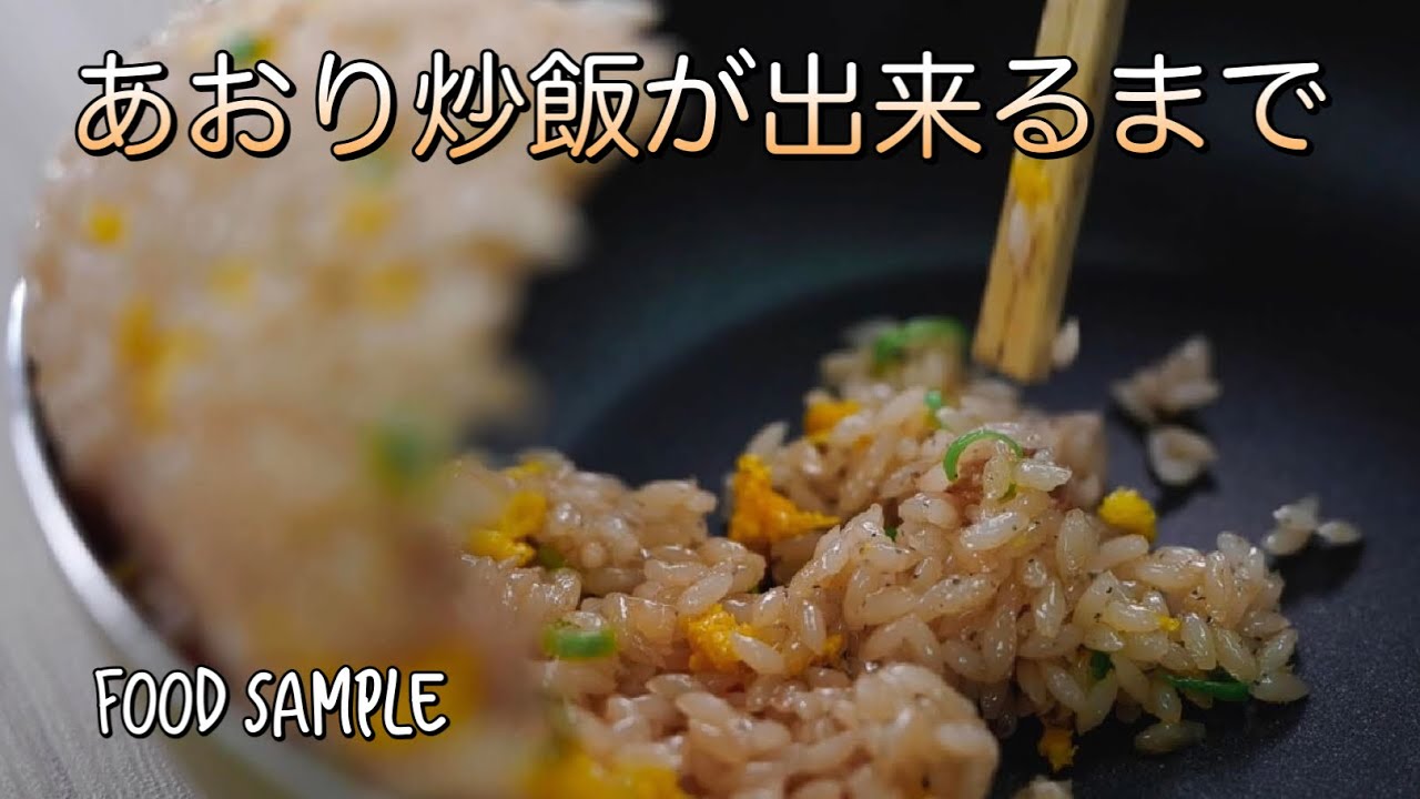 食品サンプル/food sample】絶対に食べられないパラパラあおり炒飯