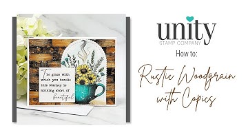 Unity Quick Tip: Rustic Woodgrain with Copic Coloring