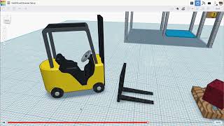 Tinkercad Sim Lab Keyboard Driven Motors Setup