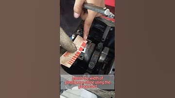 How to Use Plastigauge to measure crankshaft main bearing oil clearance#shortvideos #plastigauge