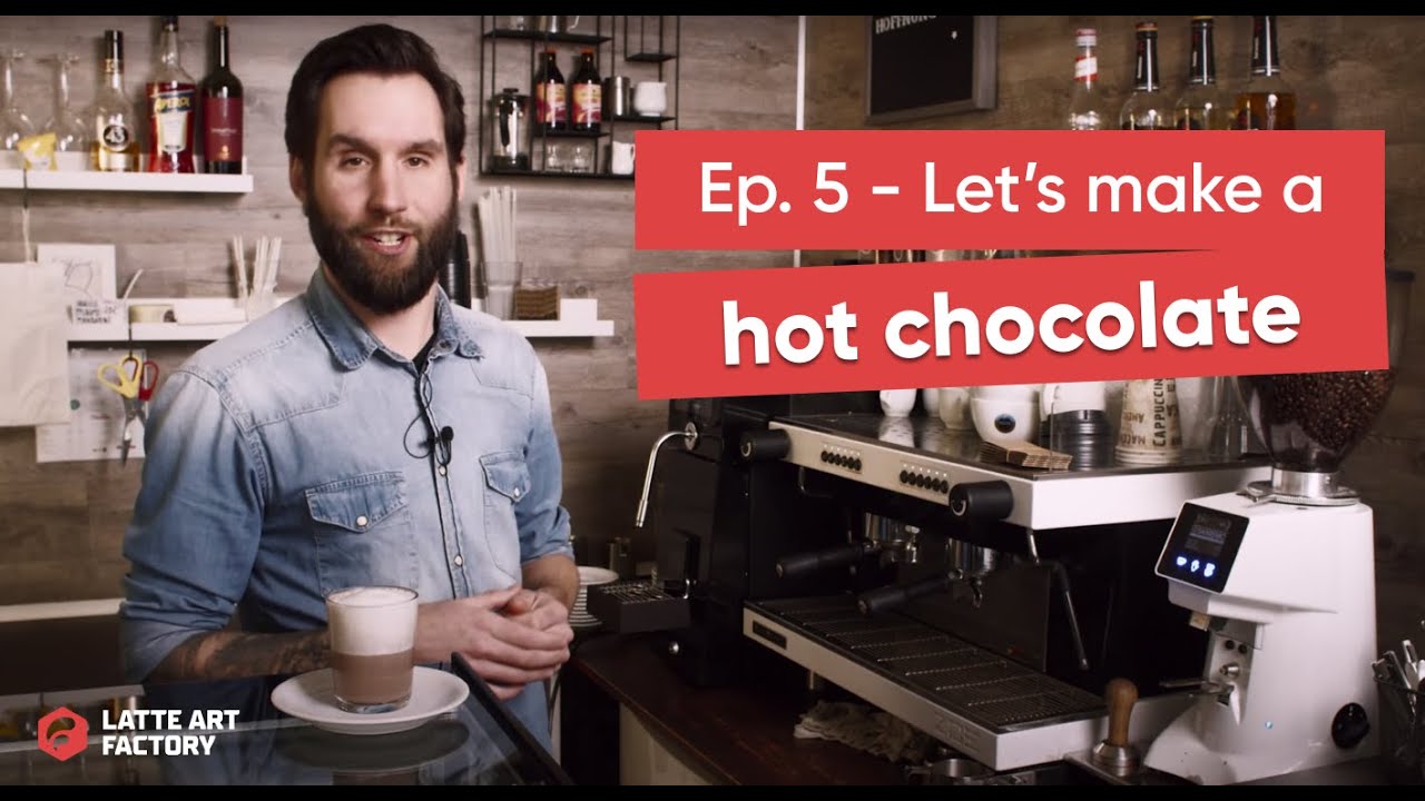 Making Hot Chocolate with a Commercial Milk Frothing Machine [5/7
