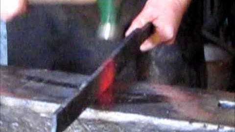 6 Templar Great Sword II and short sword - Short Sword Second cycle- Charcoal fire part 1