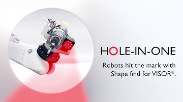 Hole-in-One - Robots hit the mark with Shape find for VISOR®