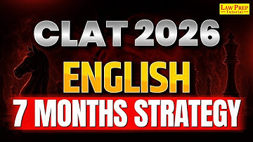 CLAT English Strategy: Master Reading Comprehension in 7 Months | Complete Preparation for CLAT 2026