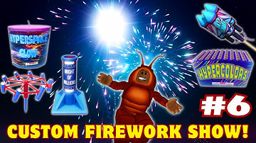 Custom Firework Show Part 6 in Roblox! (Fireworks Playground)