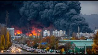 A terrifying moment! A ballistic missile was destroyed in a weapons depot by an F-35AS.