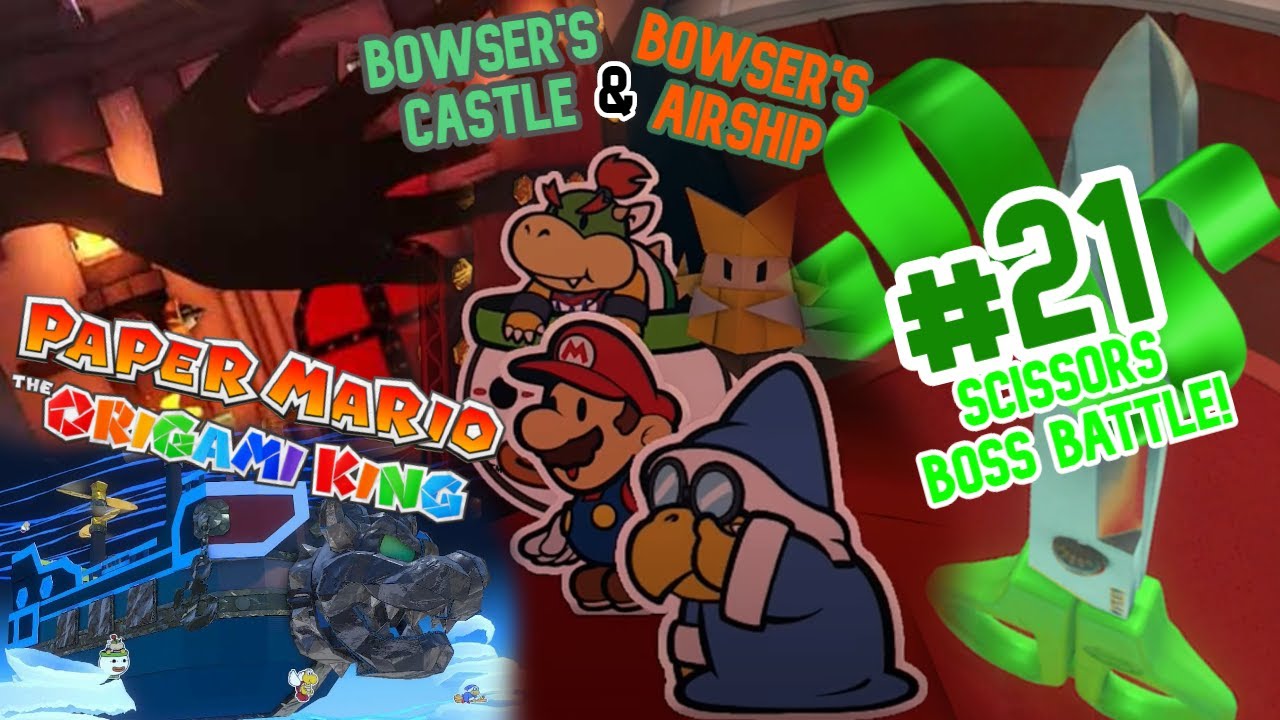 Paper Mario The Origami King Walkthrough 21 Bowser's Castle