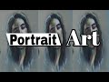 A video of me painting a portrait - Portrait Art By Art & Painting