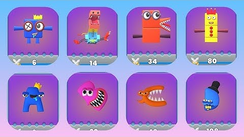 Making happy - Numberblock Game - Merge Battle #61