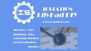 DIY Steps of ICStation Lilypad PCB Circuit Board Compatible Arduino.