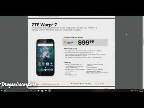 Zte Warp 7 Official Specs and Price (Boost Mobile)