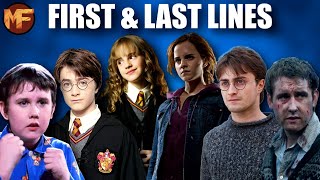 The First & Last Lines of 60 Harry Potter Characters