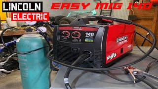 Lincoln Electric Easy Mig 140 Setup and Welding