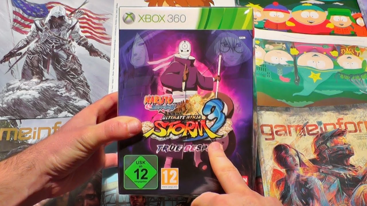 Naruto Shippuden Ultimate Ninja Storm 3 True Despair Edition Unboxing - YouTube LogicamenteJim