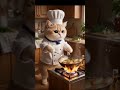 मुझसे अच्छा खाना तो ये बिल्ली बना लेती है! 🍳🐱🤣😄 #shorts#cute cat💯😄