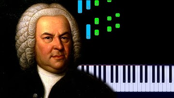 Bach: Cello Suite No. 1 in G Major, Prélude Piano Tutorial